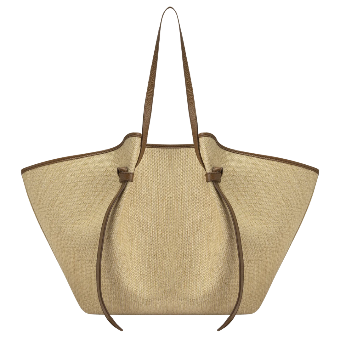 XL Mochi in Biscuit Woven Raffia