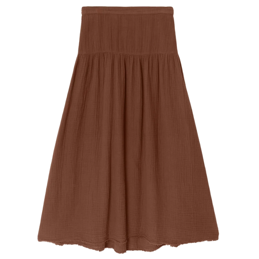 Evelyn Skirt in Cocoa Bean