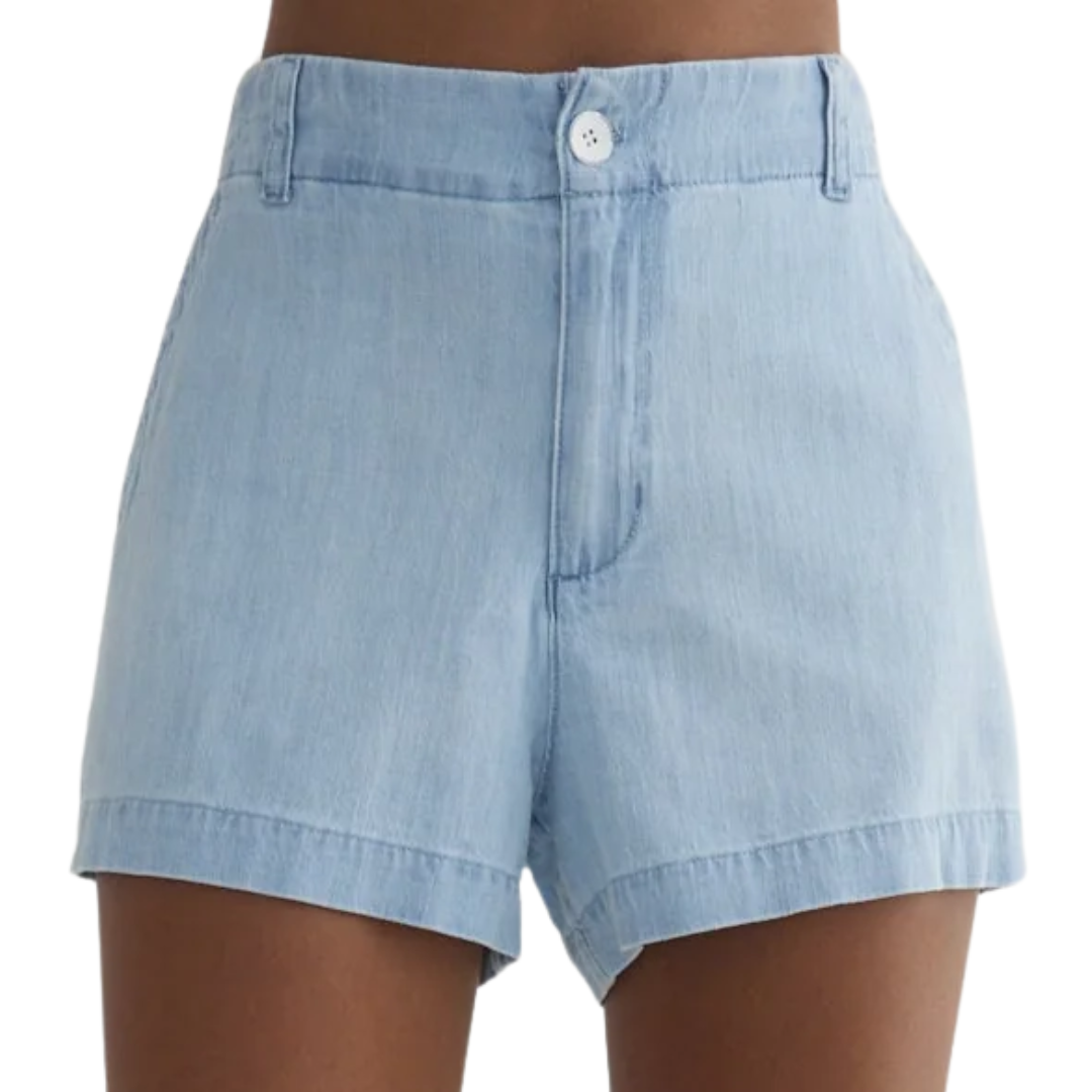 Elle Playa Trouser Short in Coastal Capri Wash