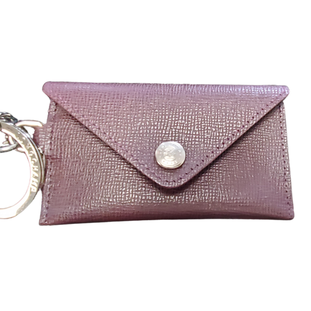 Envelope Keyring in Burgundy