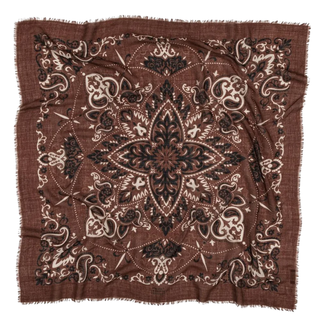 Bandana Scarf in Choco