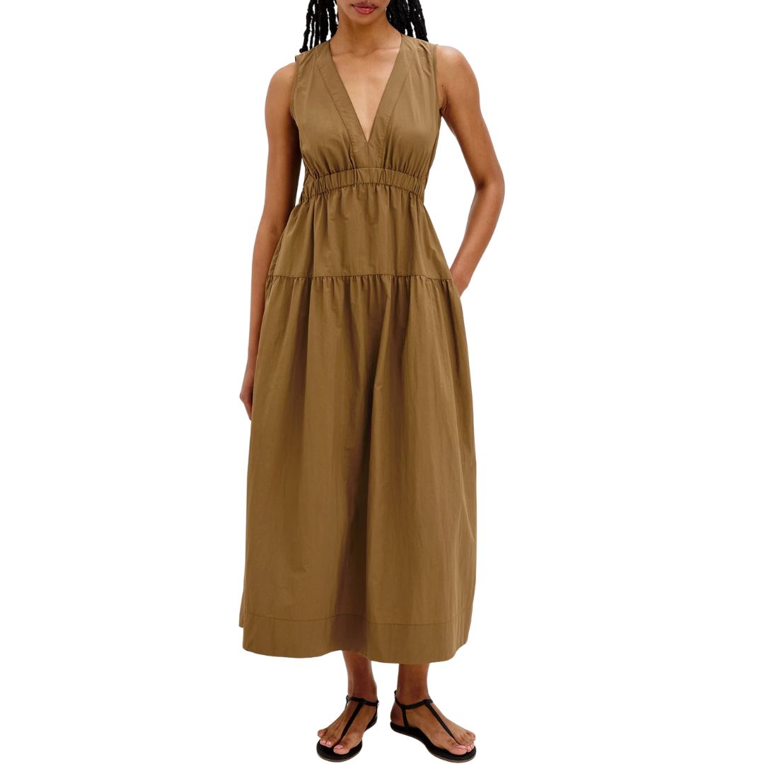 Genevieve Dress in Sepia