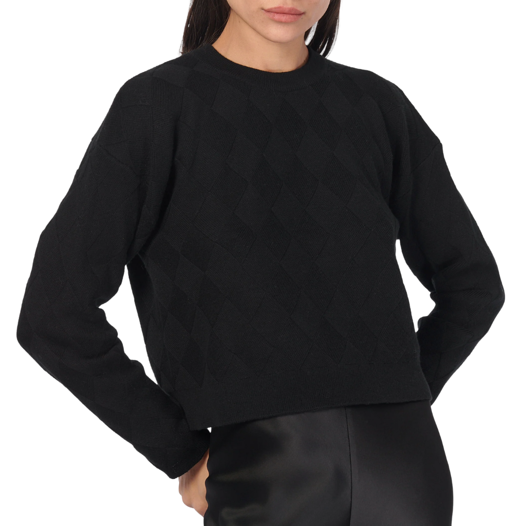 Neva Cashmere Sweater in Black