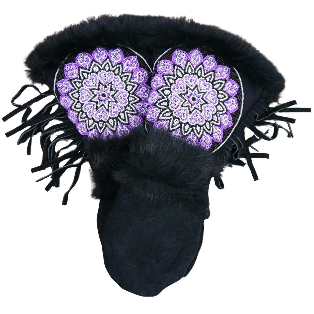 Peary Mittens in Black