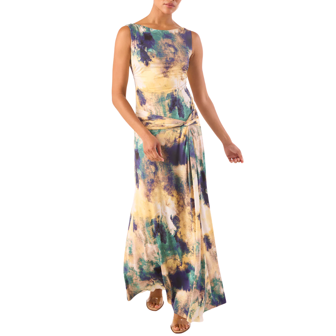 Safira Dress in Abstract Expression