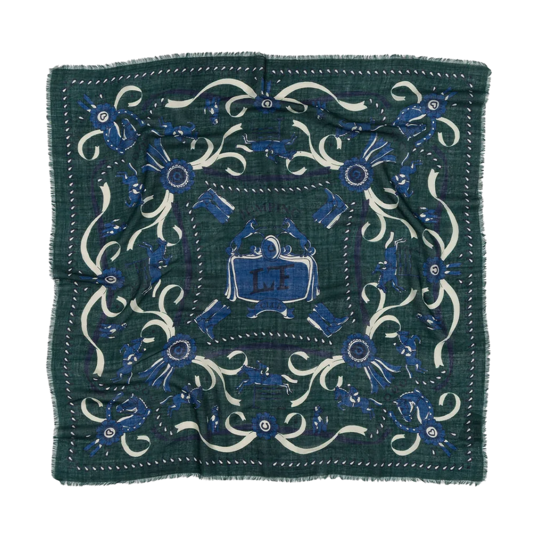 Jumping Scarf in British Green