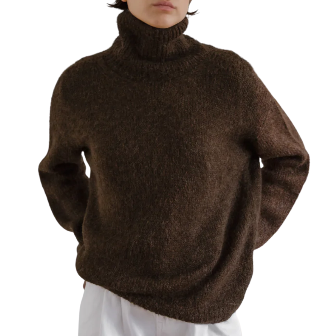 Penta Turtleneck in Chocolate