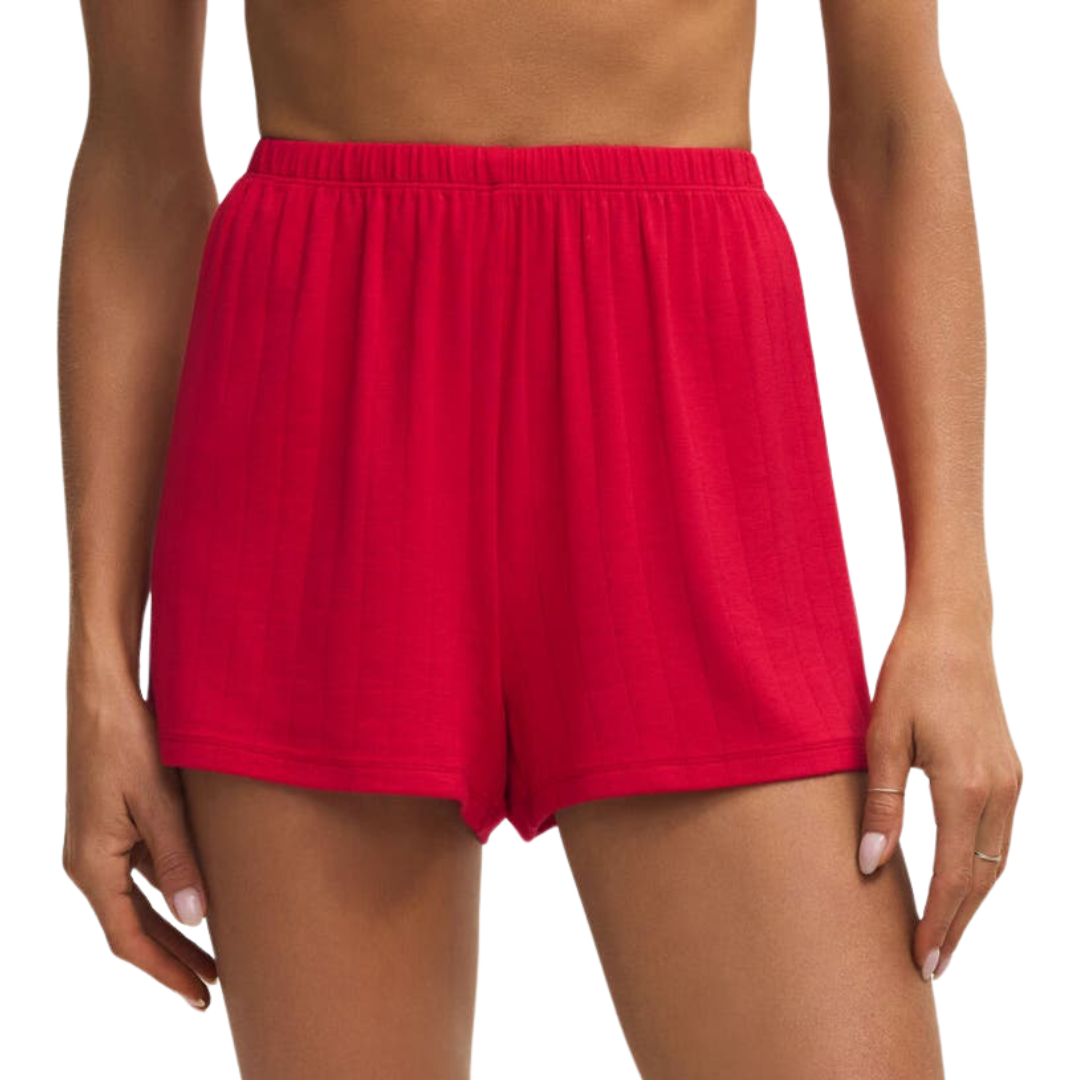 Let's Make Up Shorts in Kiss Me Red