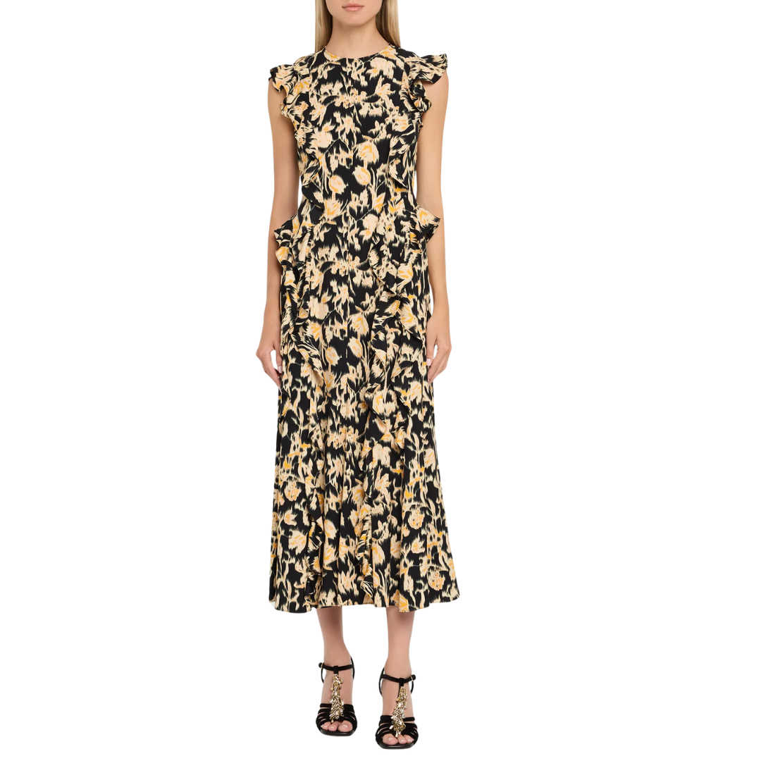 Flo Sleeveless Midi Dress in Tourmaline