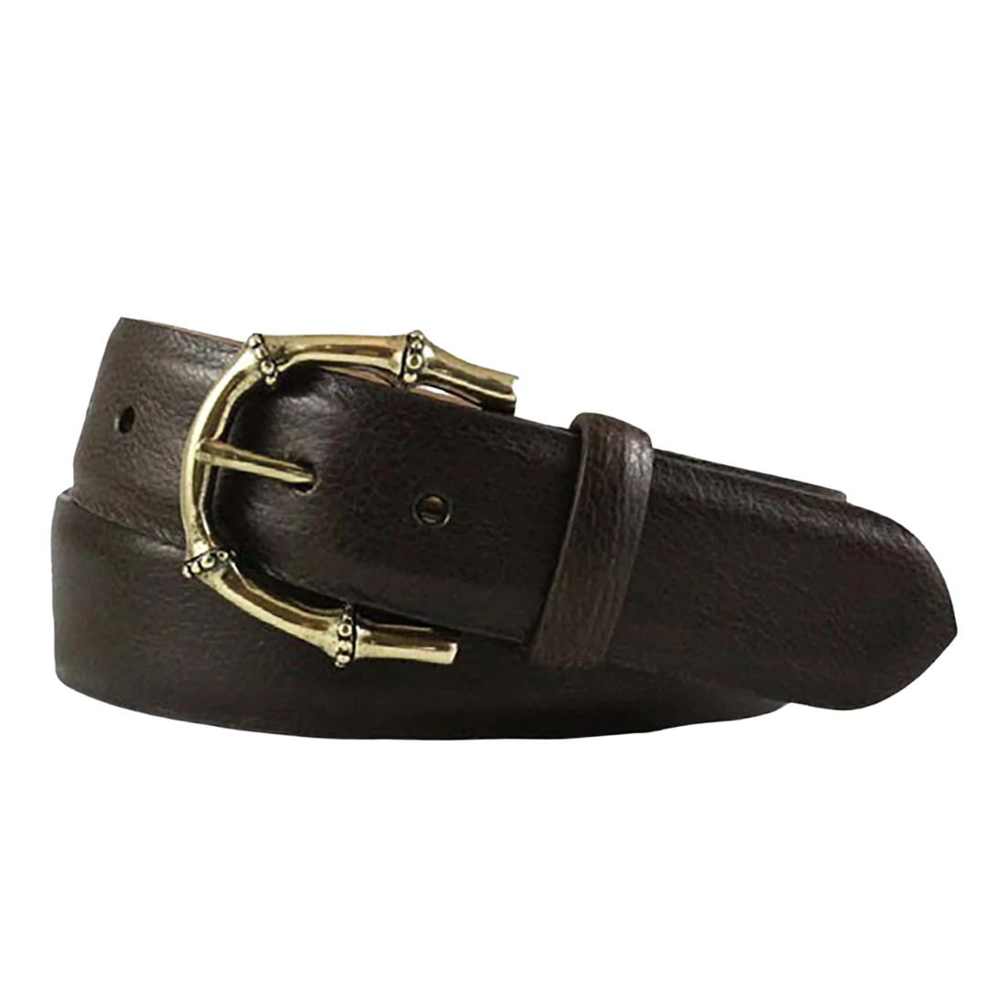Pebble Tucson Bison Belt in Chocolate