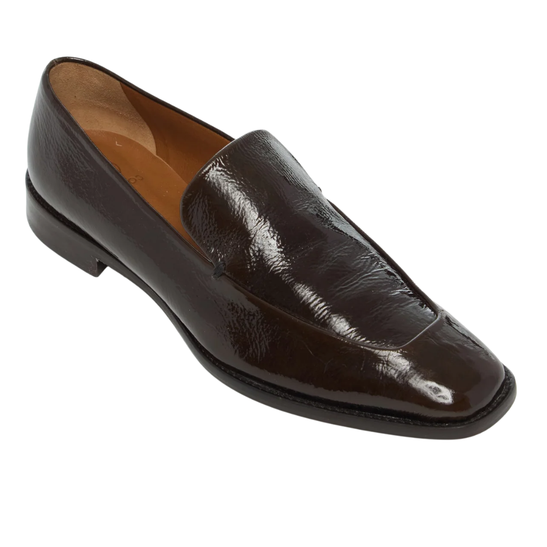 Halyn Loafer in Moule Crinkled Patent