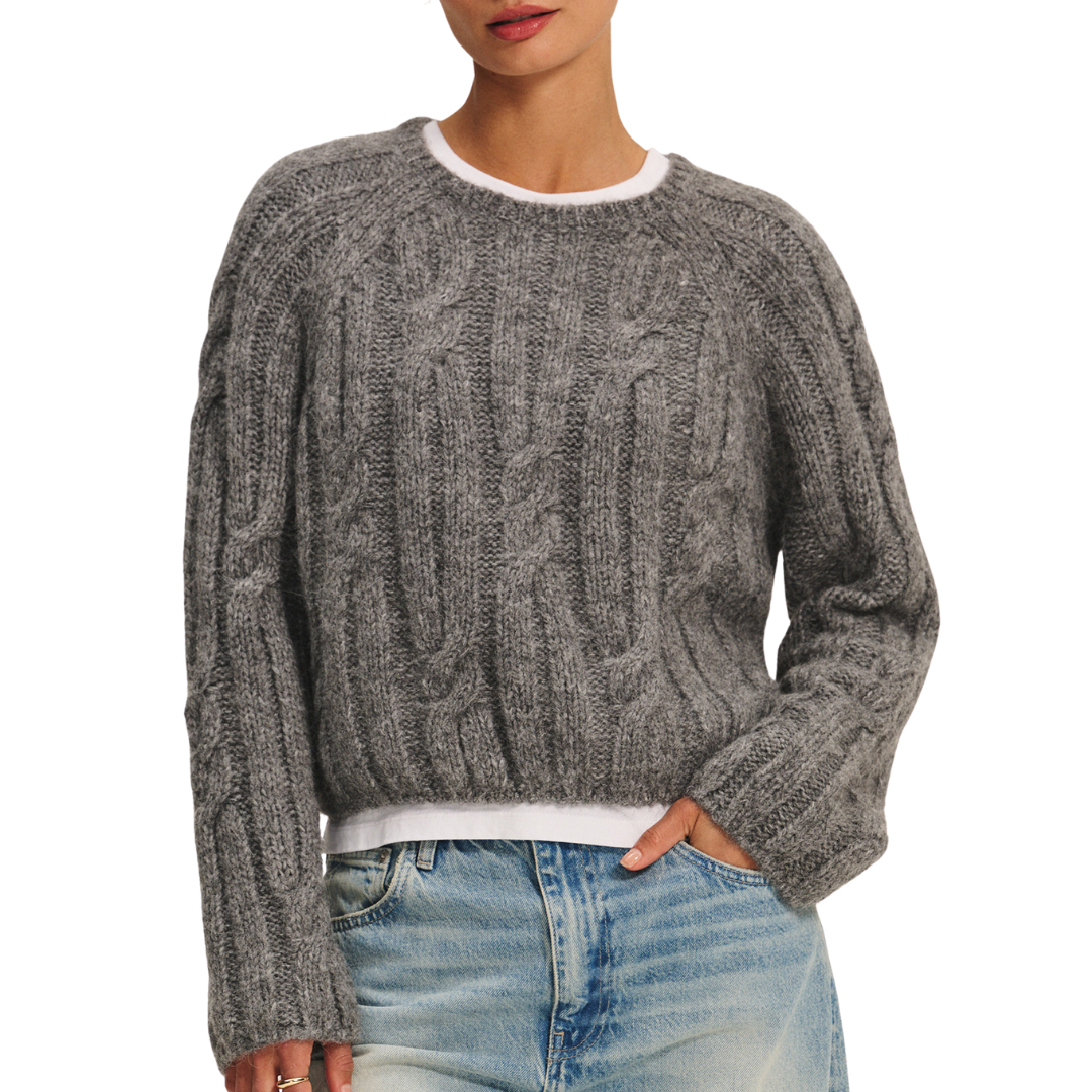 Marina Sweater in Heather Grey