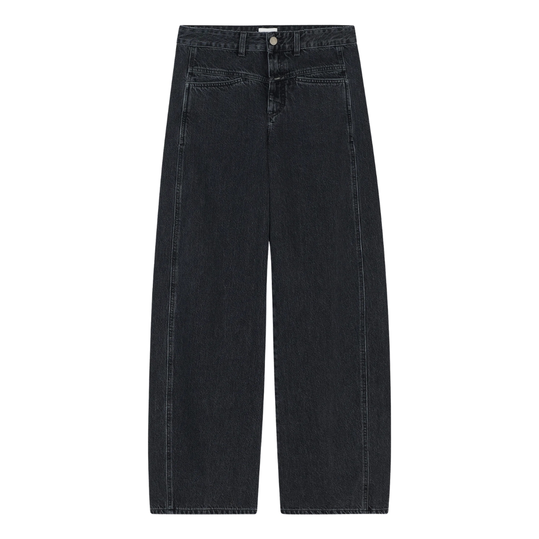 Tori-X Barrel Jeans in Dark Grey