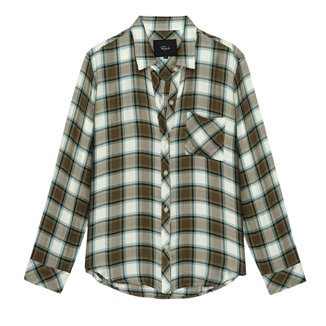 HunterShirt in Olive Stone Blue