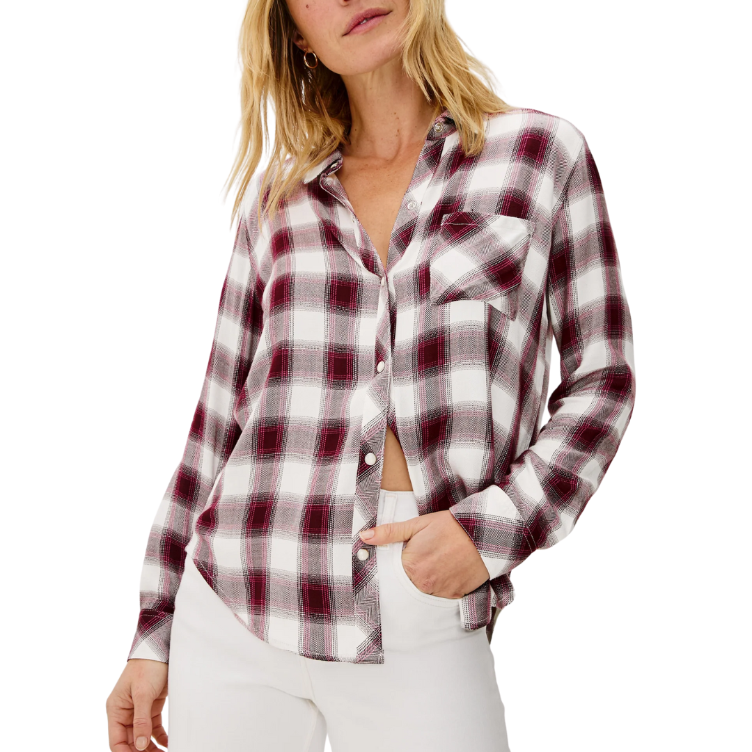 Hunter Shirt in Raspberry Wine