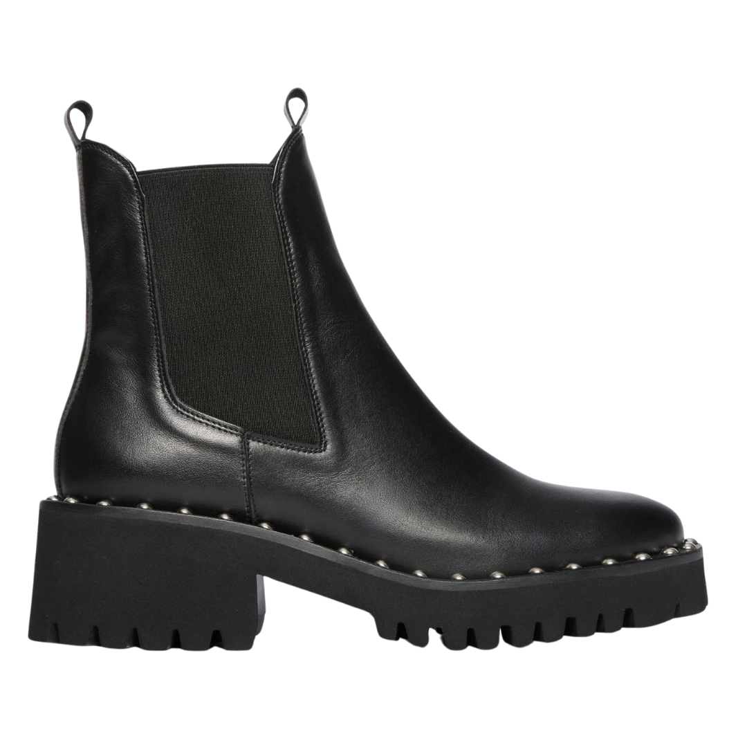 Bailey Studded Rain Resistant Boot in Black