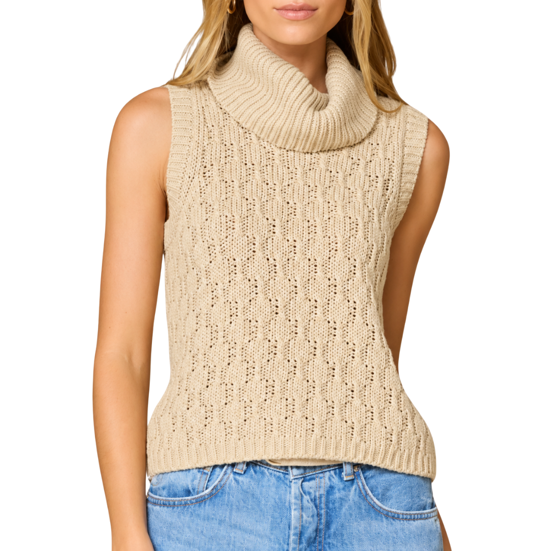 Flannery Sleeveless Top in Rye