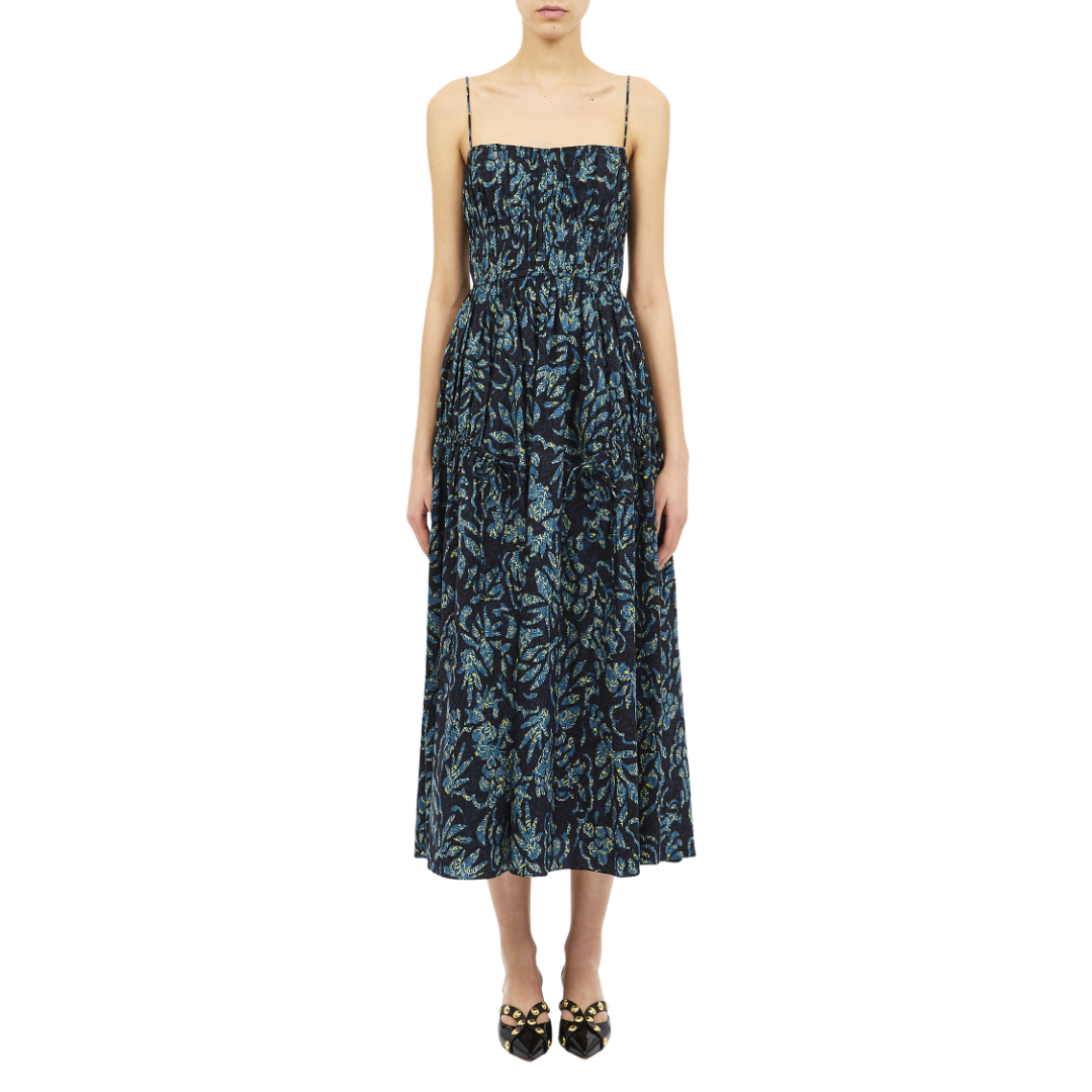 Vidri Cotton Cami Dress in Midnight
