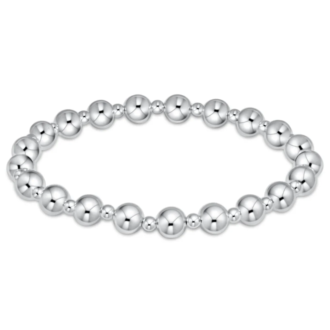 Classic Grateful Pattern 6MM Bracelet in Sterling
