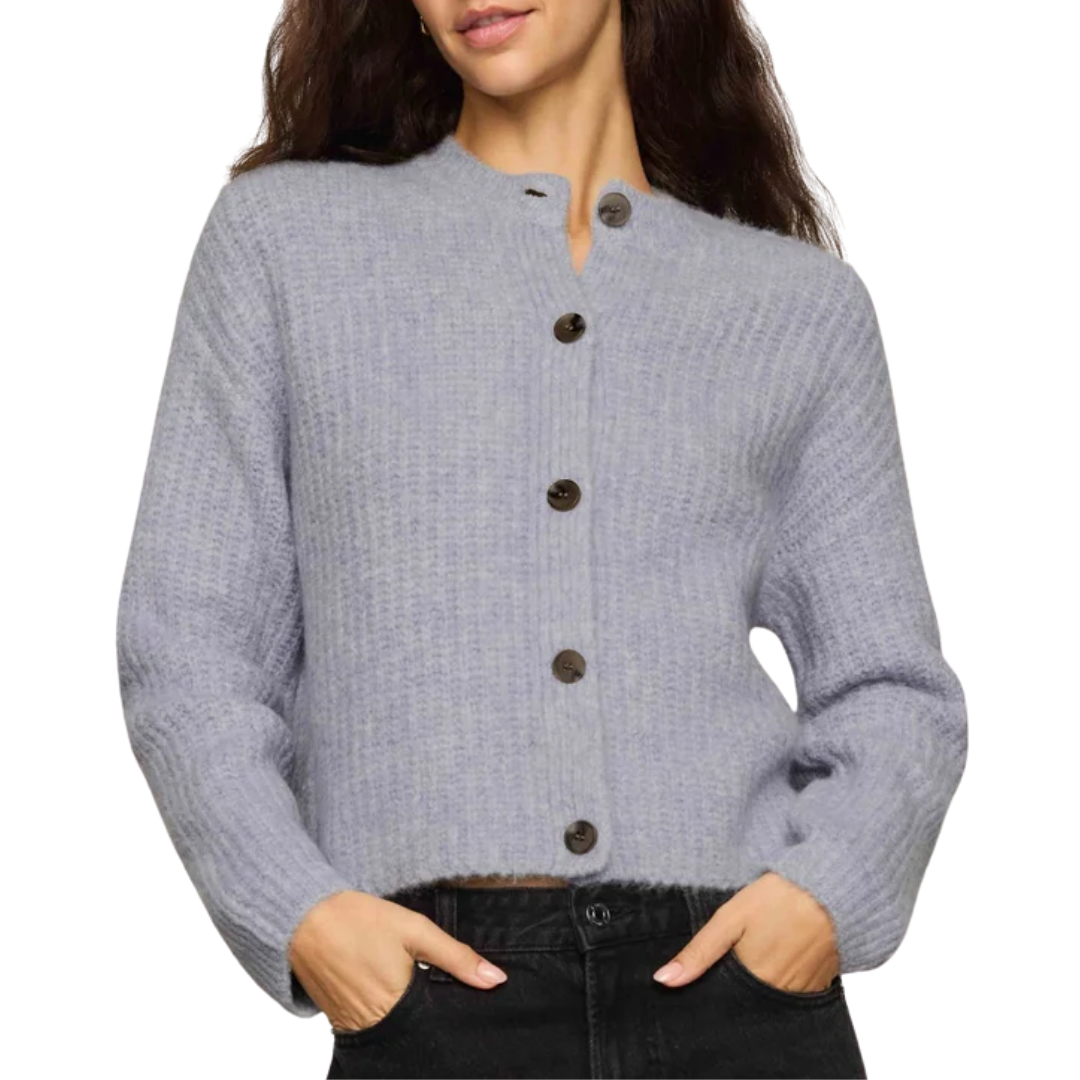 Rosemont Mohair Cardigan in Silverlake