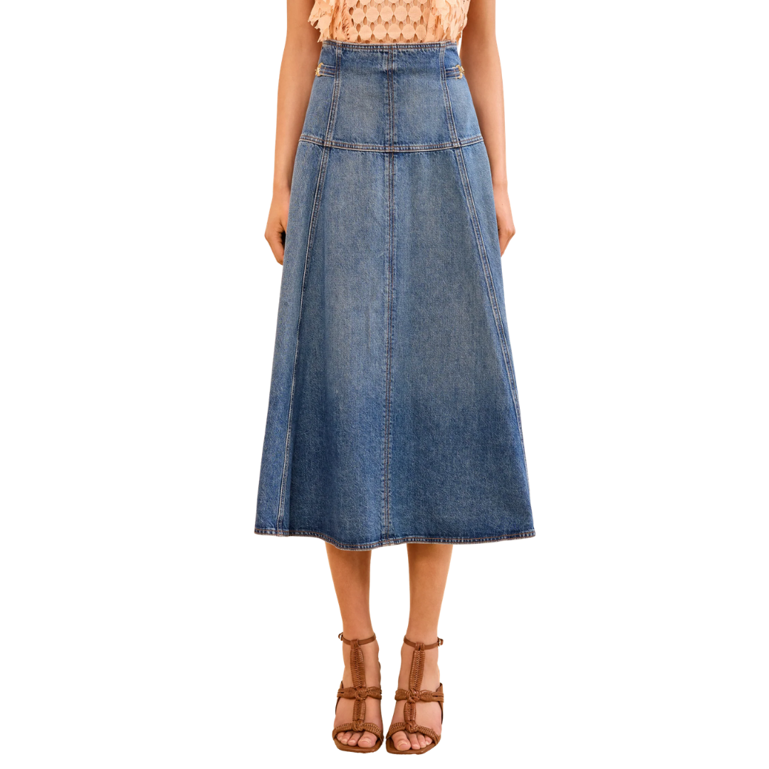 The Brigette Skirt in Danube