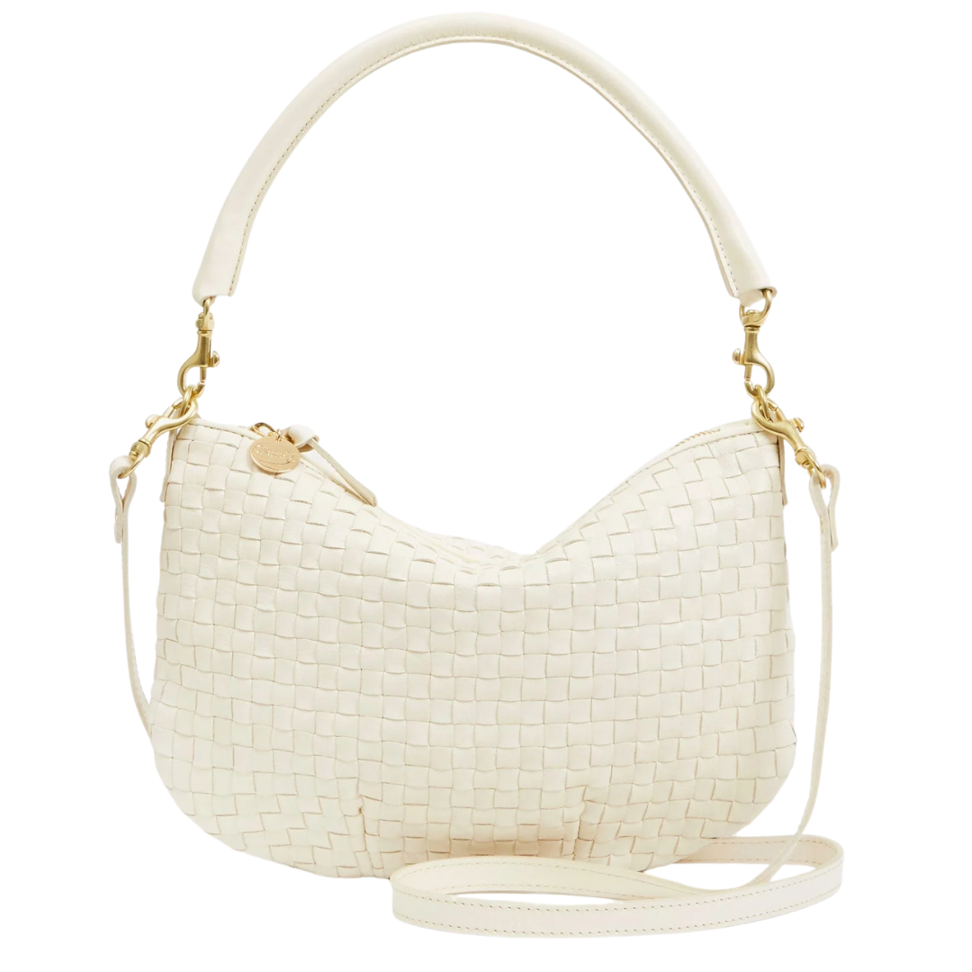 Petit Moyen in Cream Woven Checker