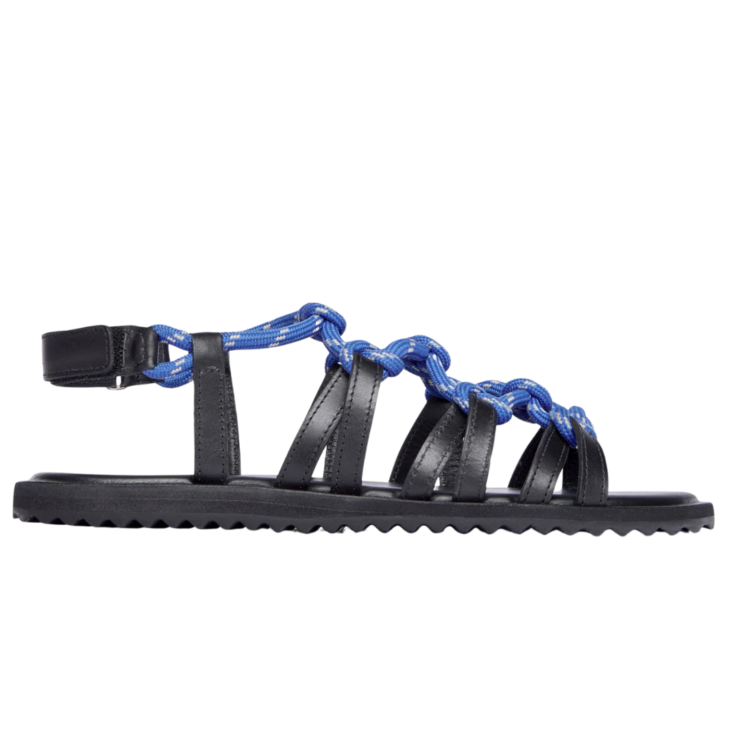 Fae Rope Sandal in Cobalt Rope