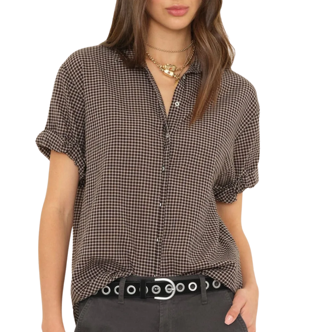 Channing Shirt in Black Pepper