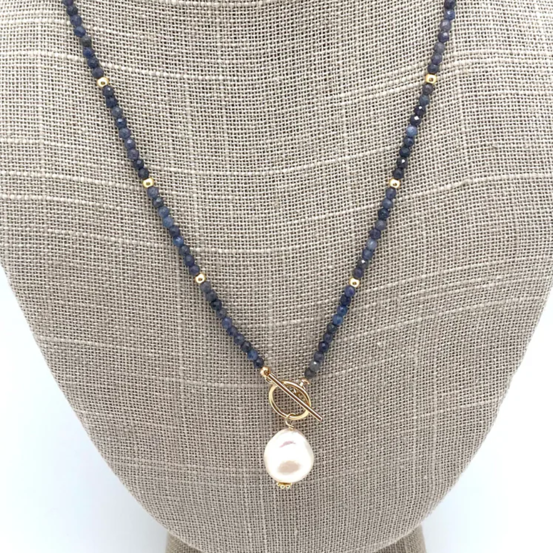 Carol Necklace in Blue Sapphire