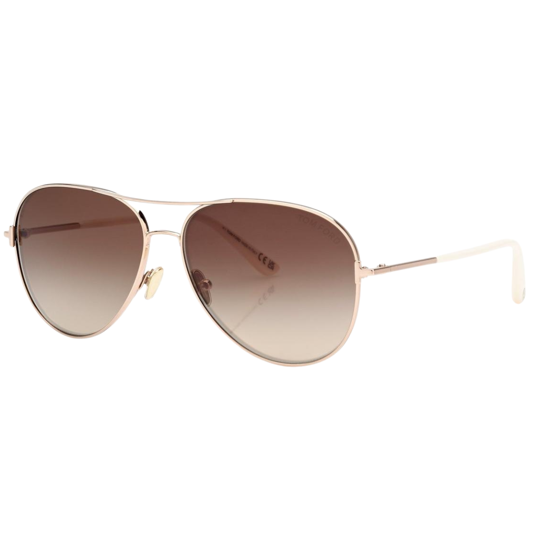 Clark Sunglasses in Rose Gold