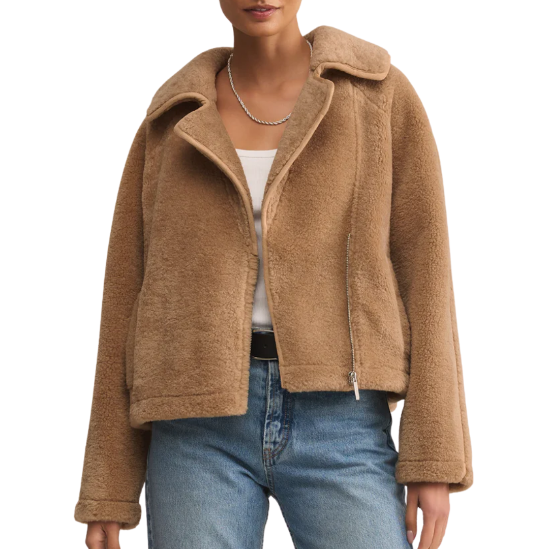 Townsend Sherpa Jacket in Natural