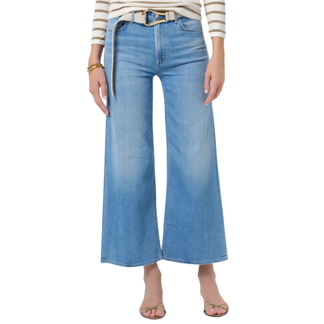 Lyra Wide Leg Crop Clean Hem in Andante