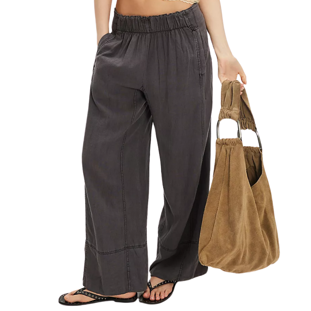 Days End Linen Pants in Black