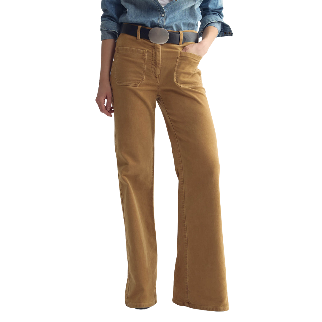 Florence Moleskin Pant in Bourbon