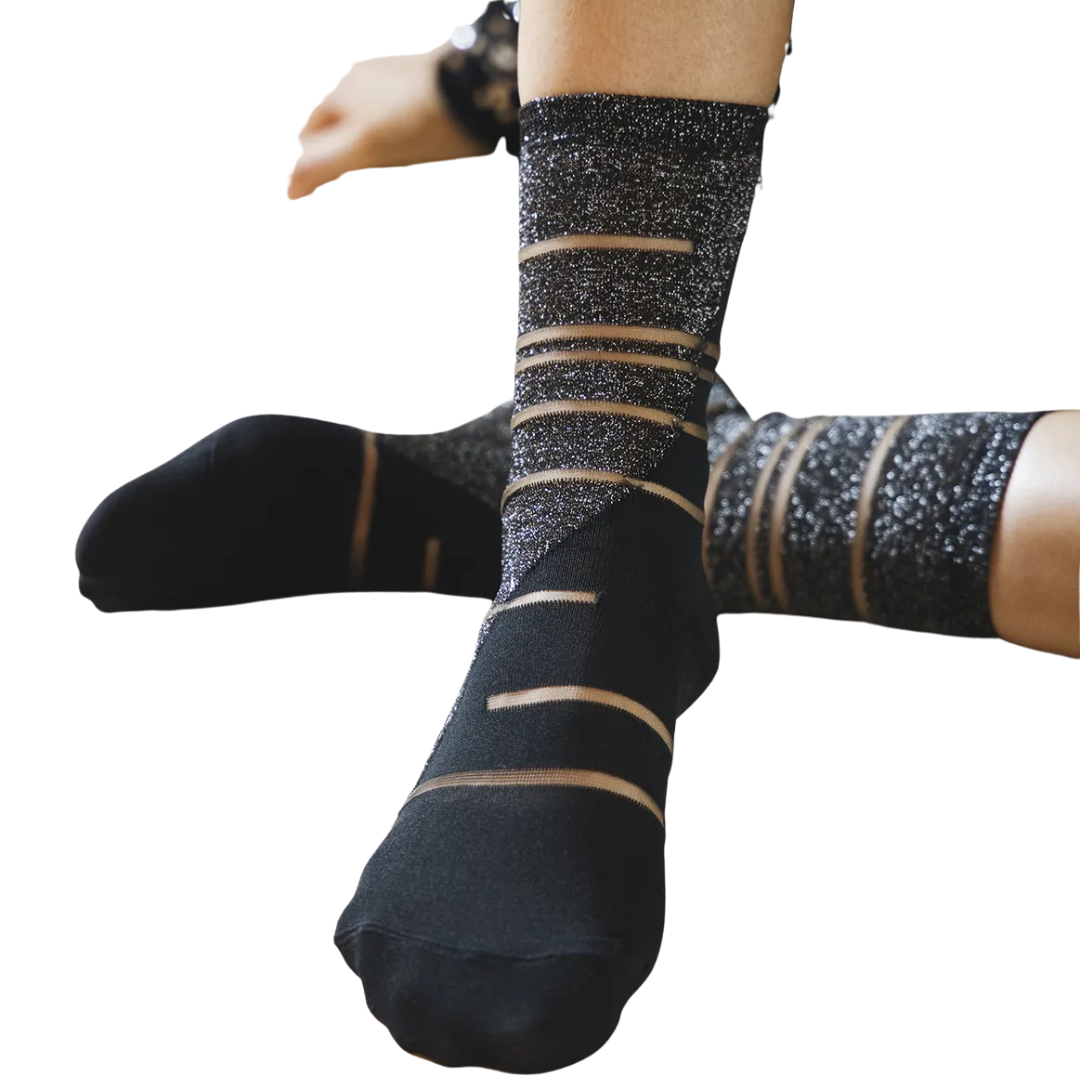 Tate Modern Socks in Silver