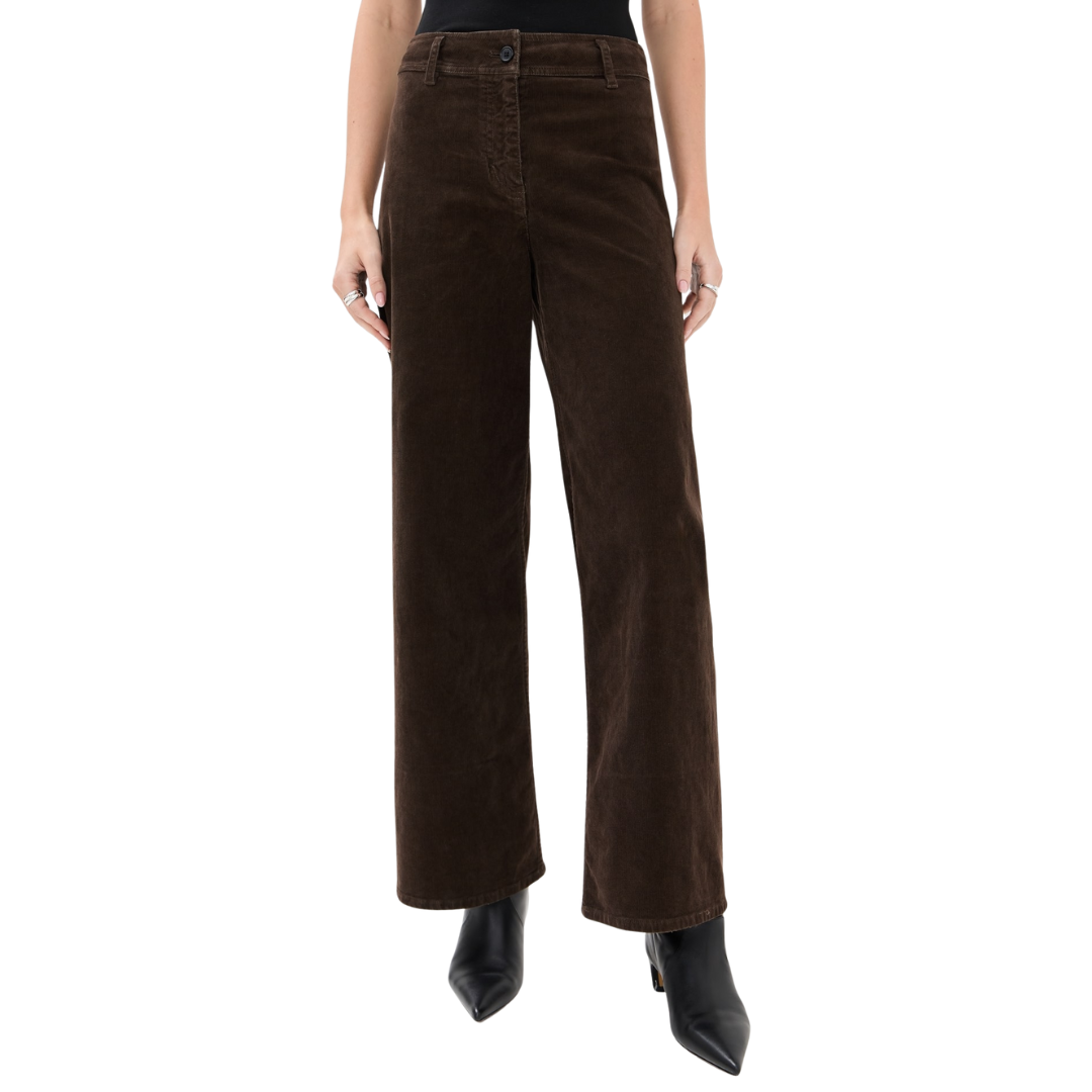 Megan Corduroy Pant in Chocolate Brown