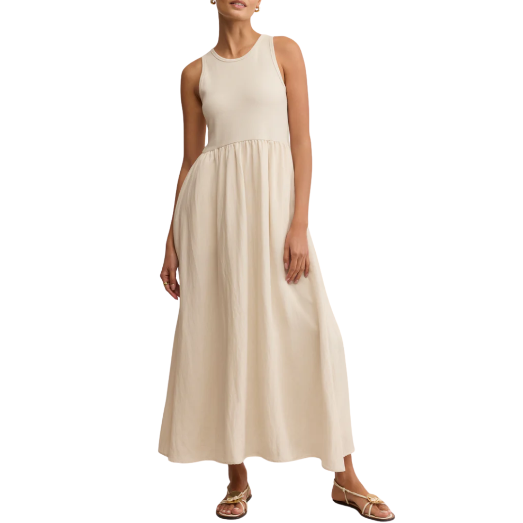 Charlotte Midi Dress in Crystal