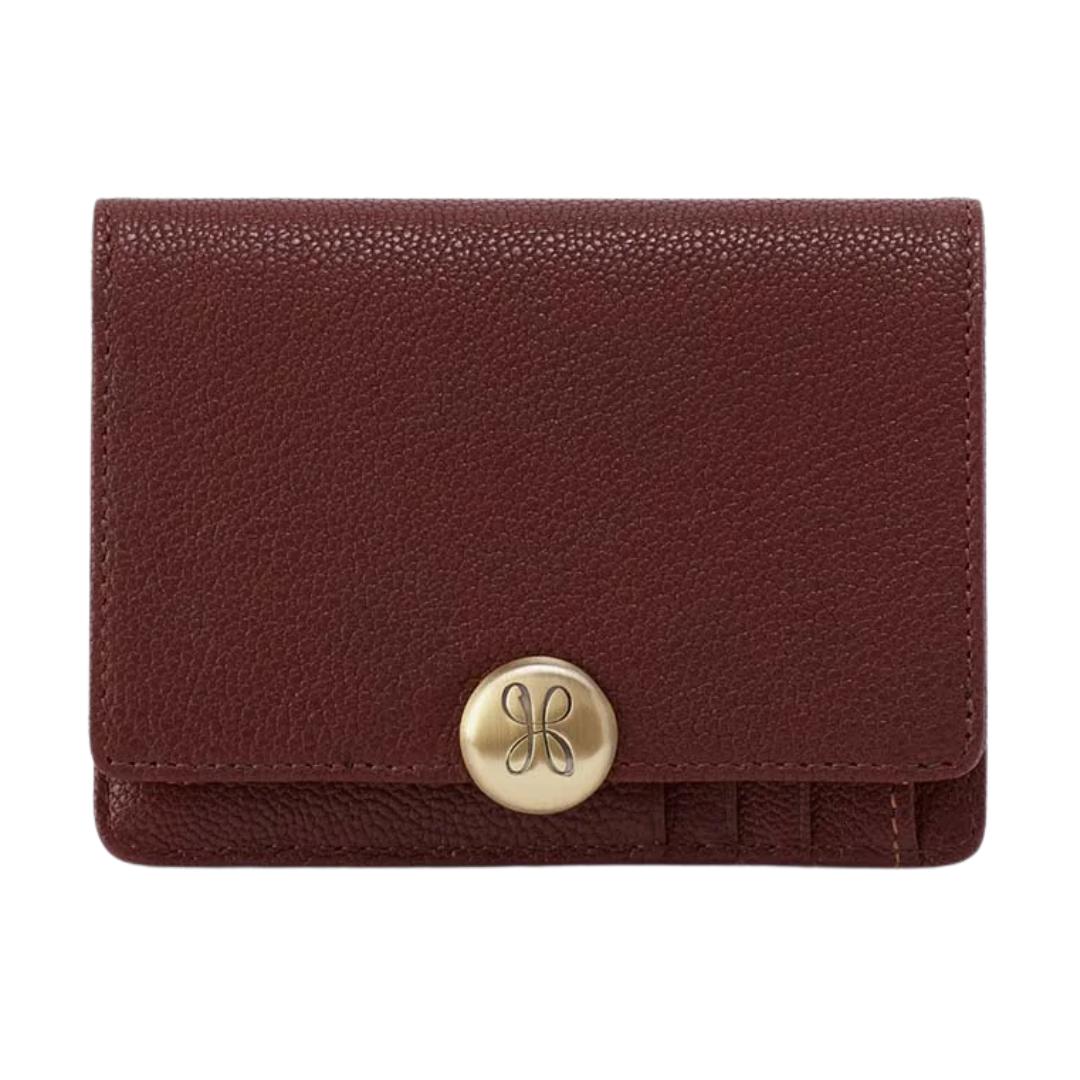 Hutton Small Wallet in Brown Bear