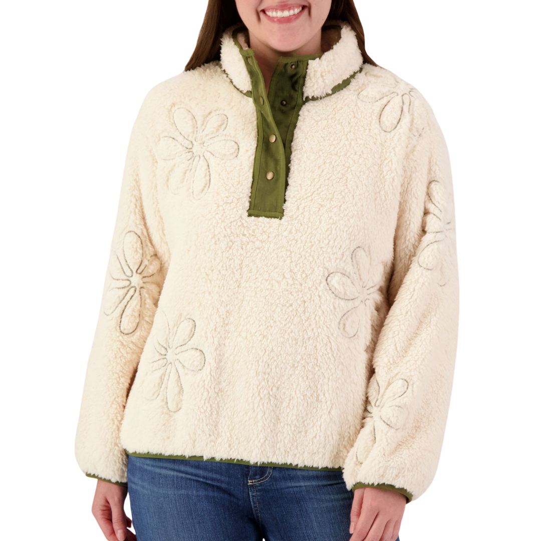 Emma Pullover in Olive