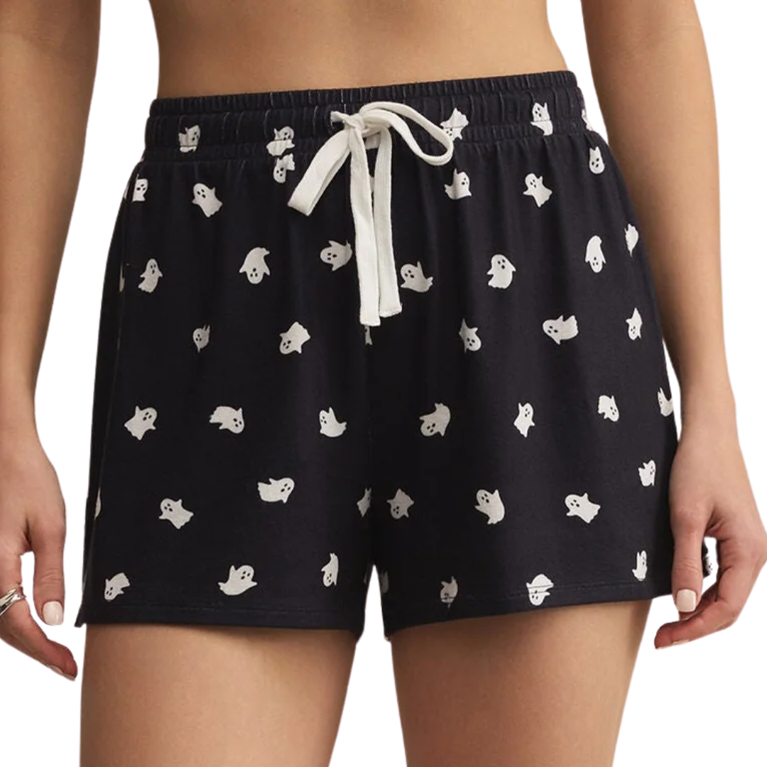 Delia Ghost Short in Black Sand