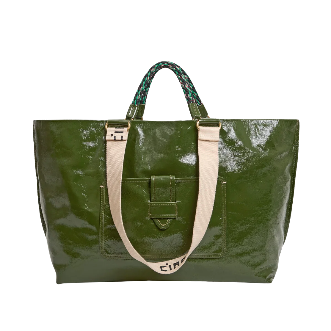 Grand Bateau Tote in Army