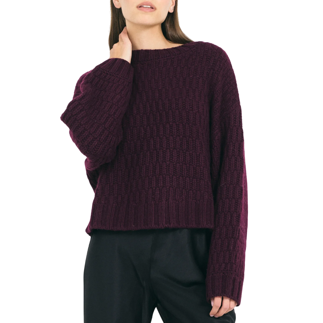 Marina Pullover in Plumberry