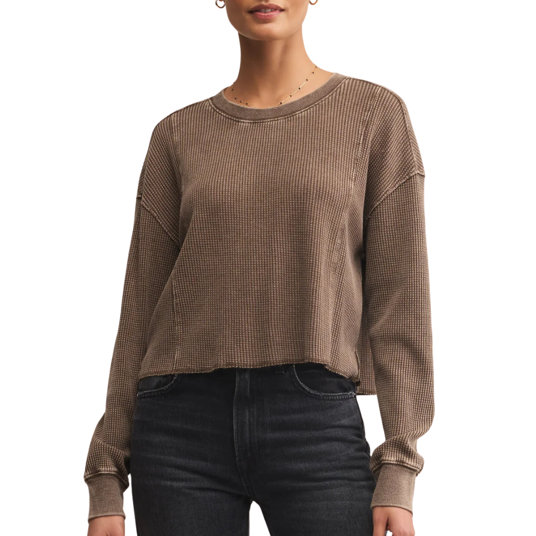 Angel Mini Thermal Top in Suede