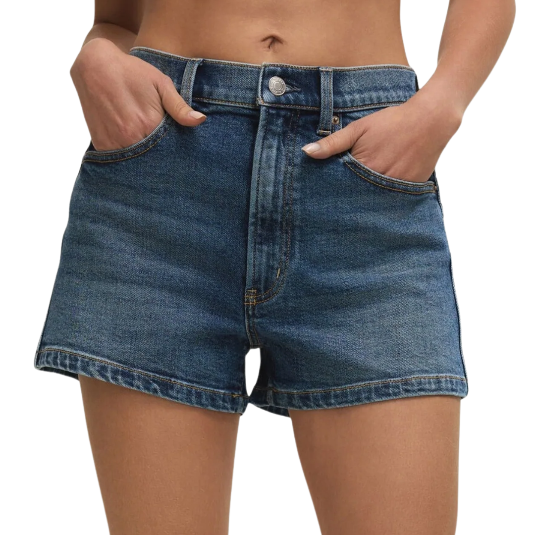 Camila High Rise A Line Short in Lisbon