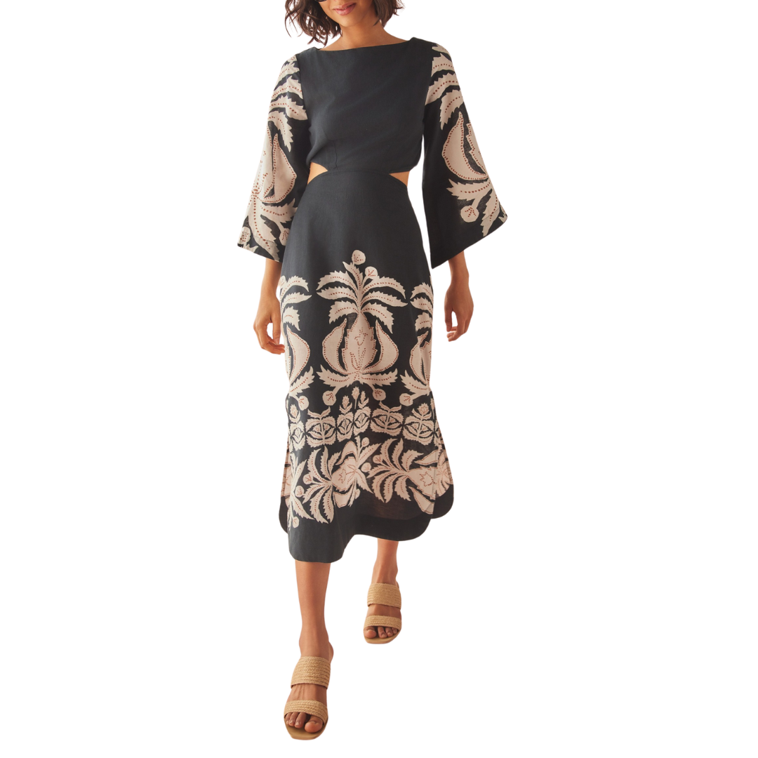 Peyton Midi in Nikita Oyster