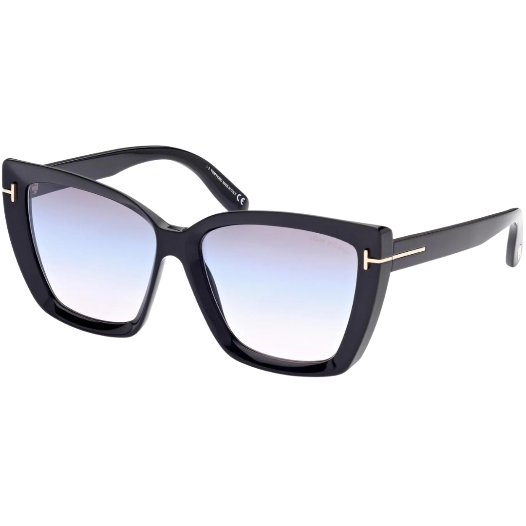 Scarlet Sunglasses in Shiny Black