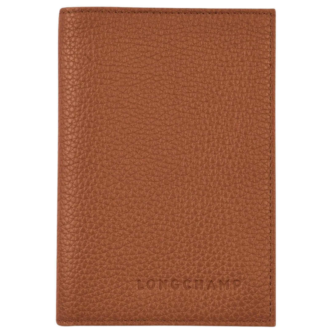 Le Foulonné Passport Cover in Caramel