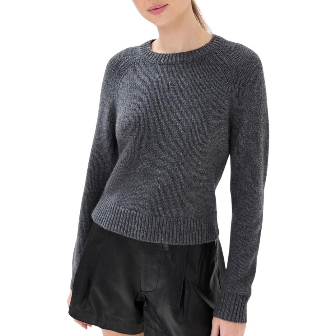 Laurel Sweater in Dark Charcoal Melange