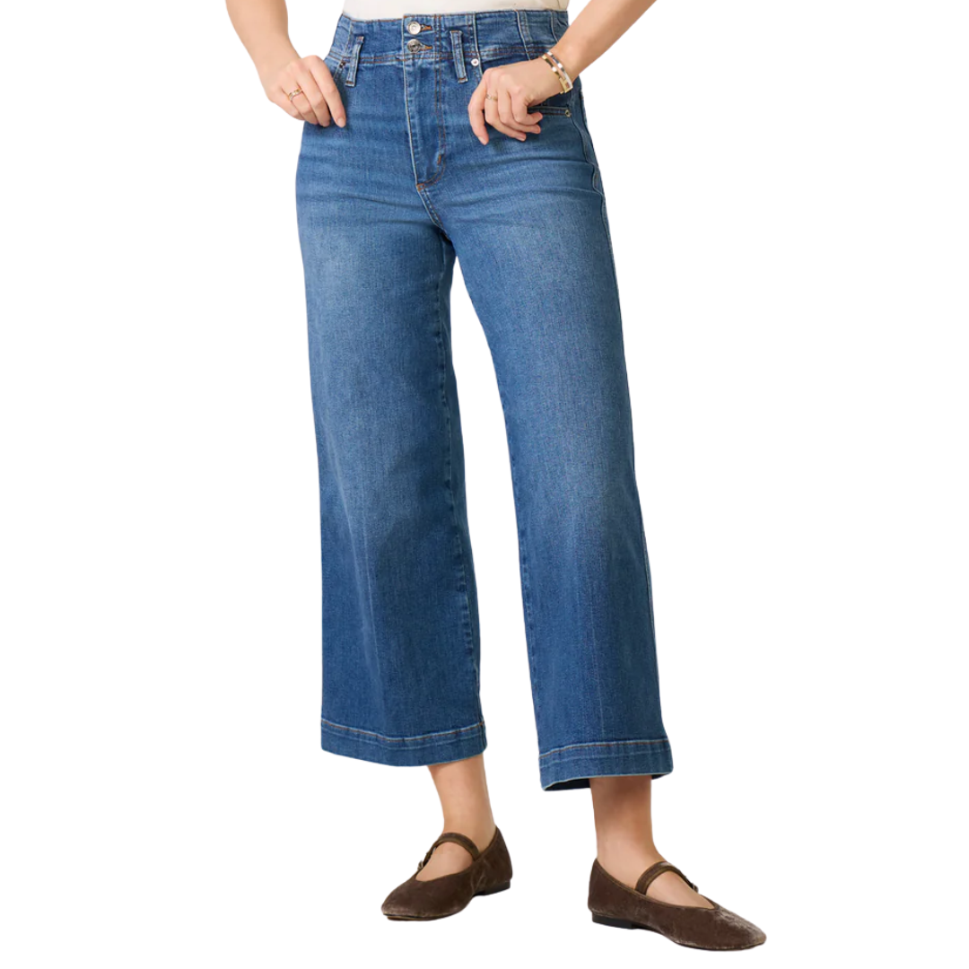 The Seamed Wide Trouser Crop in Charity