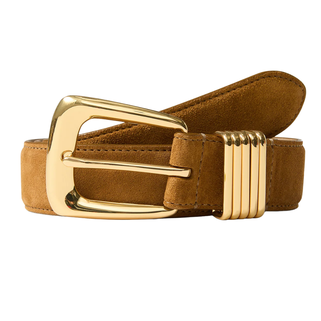 Arch Suede Belt in Acorn